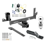 Trailer Tow Hitch For 12-15 BMW X1 w/ Panoramic Sunroof Only Complete Package w/ Wiring and 2" Ball