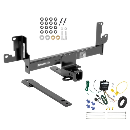 Trailer Tow Hitch For 12-15 BMW X1 w/ Panoramic Sunroof Only w/ Wiring Harness Kit