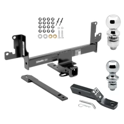 Trailer Tow Hitch For 12-15 BMW X1 w/ Panoramic Sunroof Only Receiver w/ 1-7/8" and 2" Ball