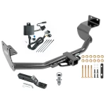 Trailer Tow Hitch For 13-18 Hyundai Santa Fe Sport 14-15 KIA Sorento Complete Package w/ Wiring and 1-7/8" Ball