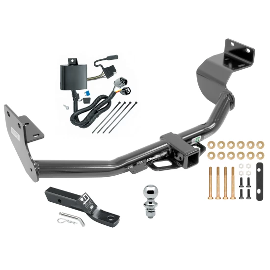 Trailer Tow Hitch For 13-18 Hyundai Santa Fe Sport 14-15 KIA Sorento Complete Package w/ Wiring and 1-7/8" Ball