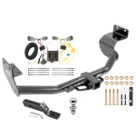 Trailer Tow Hitch For 13-18 Hyundai Santa Fe Sport 5 Passenger models only w/o Factory Tow PKG Complete Package w/ Wiring and 1-7/8" Ball