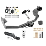 Trailer Tow Hitch For 14-15 KIA Sorento 4 Cyl. Deluxe Package Wiring 2" Ball and Lock