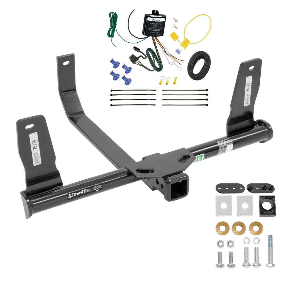 Trailer Tow Hitch For 10-15 Mercedes GLK350 All Models w/ Wiring Harness Kit