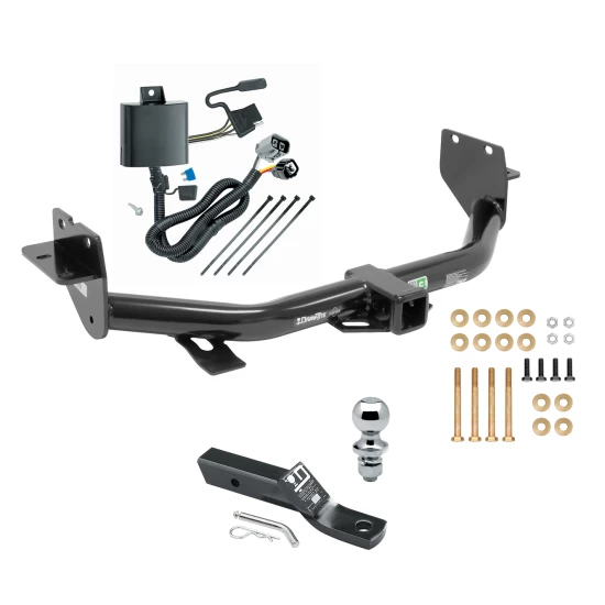 Trailer Tow Hitch For 13-18 Hyundai Santa Fe 2019 XL ONLY Complete Package w/ Wiring and 1-7/8" Ball