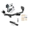 Trailer Tow Hitch For 13-18 Hyundai Santa Fe 2019 XL ONLY Complete Package w/ Wiring and 2" Ball