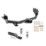 Trailer Tow Hitch For 13-18 Hyunda Santa Fe w/ 3rd Row Seats 2019 XL Only Receiver w/ 1-7/8" and 2" Ball