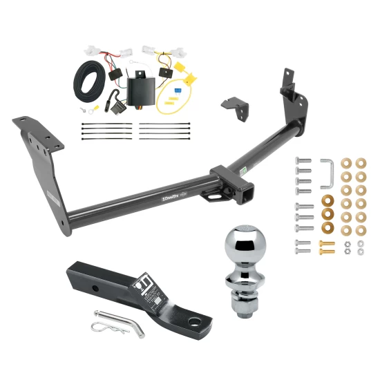 Trailer Tow Hitch For 09-12 INFINITI FX35 09-13 FX50 13-13 FX37 14-17 QX70 Complete Package w/ Wiring and 1-7/8" Ball