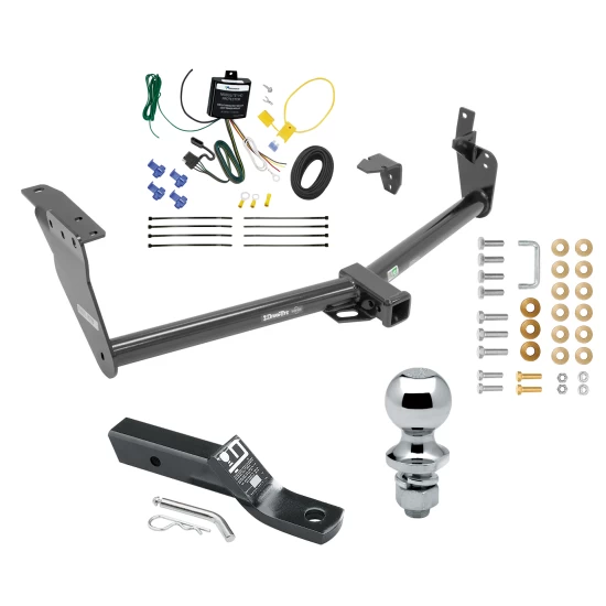 Trailer Tow Hitch For 09-12 INFINITI FX35 09-13 FX50 13-13 FX37 14-17 QX70 Complete Package w/ Wiring and 1-7/8" Ball