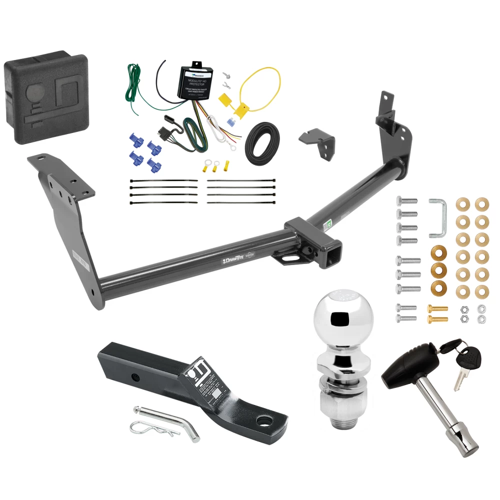 Trailer Tow Hitch For 09-12 INFINITI FX35 09-13 FX50 13-13 FX37 14-17 QX70 Deluxe Package Wiring 2" Ball and Lock