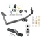 Trailer Tow Hitch For 09-12 INFINITI FX35 09-13 FX50 13-13 FX37 14-17 QX70 Complete Package w/ Wiring and 2" Ball