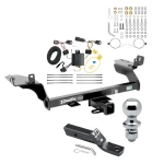 Trailer Tow Hitch For 17-18 Ford Escape All Models Complete Package w/ Wiring and 1-7/8" Ball