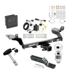 Trailer Tow Hitch For 17-18 Ford Escape All Models Deluxe Package Wiring 2" Ball and Lock