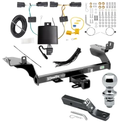 Trailer Tow Hitch For 19-19 Ford Escape All Models Complete Package w/ Wiring and 1-7/8" Ball