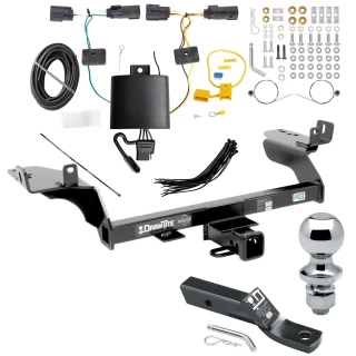 Trailer Tow Hitch For 19-19 Ford Escape All Models Complete Package w/ Wiring and 1-7/8" Ball
