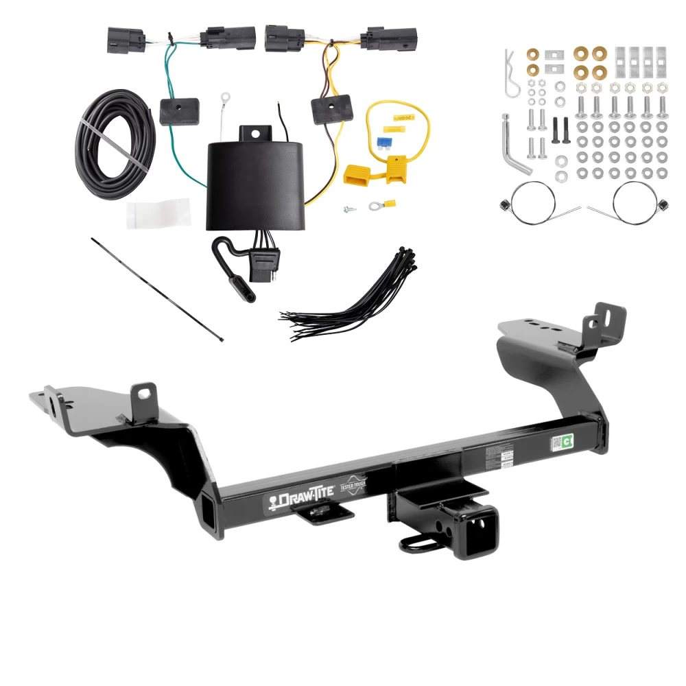 Trailer Tow Hitch For 19-19 Ford Escape All Models w/ Wiring Harness Kit