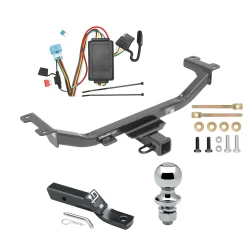 Trailer Tow Hitch For 10-12 Acura RDX All Models Complete Package w/ Wiring and 1-7/8" Ball