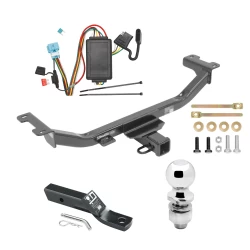 Trailer Tow Hitch For 10-12 Acura RDX All Models Complete Package w/ Wiring and 2" Ball