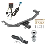 Trailer Tow Hitch For 13-18 Acura RDX All Models Complete Package w/ Wiring and 1-7/8" Ball
