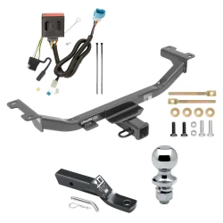 Trailer Tow Hitch For 13-18 Acura RDX All Models Complete Package w/ Wiring and 1-7/8" Ball
