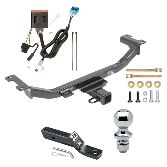 Trailer Tow Hitch For 13-18 Acura RDX All Models Complete Package w/ Wiring and 1-7/8" Ball
