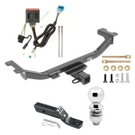 Trailer Tow Hitch For 13-18 Acura RDX All Models Complete Package w/ Wiring and 2" Ball