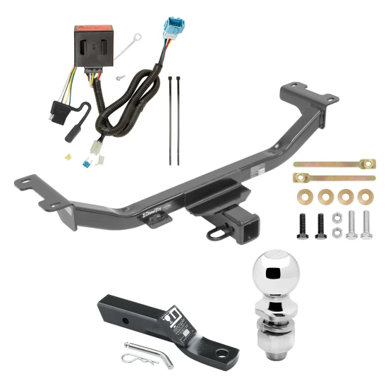 Trailer Tow Hitch For 13-18 Acura RDX All Models Complete Package w/ Wiring and 2" Ball