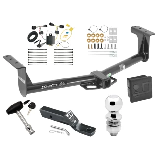 Trailer Tow Hitch For 12-21 Ford Ranger Sold in markets outside of USA Deluxe Package Wiring 2" Ball and Lock