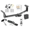 Trailer Tow Hitch For 12-21 Ford Ranger Sold in markets outside of USA Deluxe Package Wiring 2" Ball and Lock