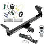 Trailer Tow Hitch For 12-21 Isuzu D-Max All Models Complete Package w/ Wiring and 1-7/8" Ball