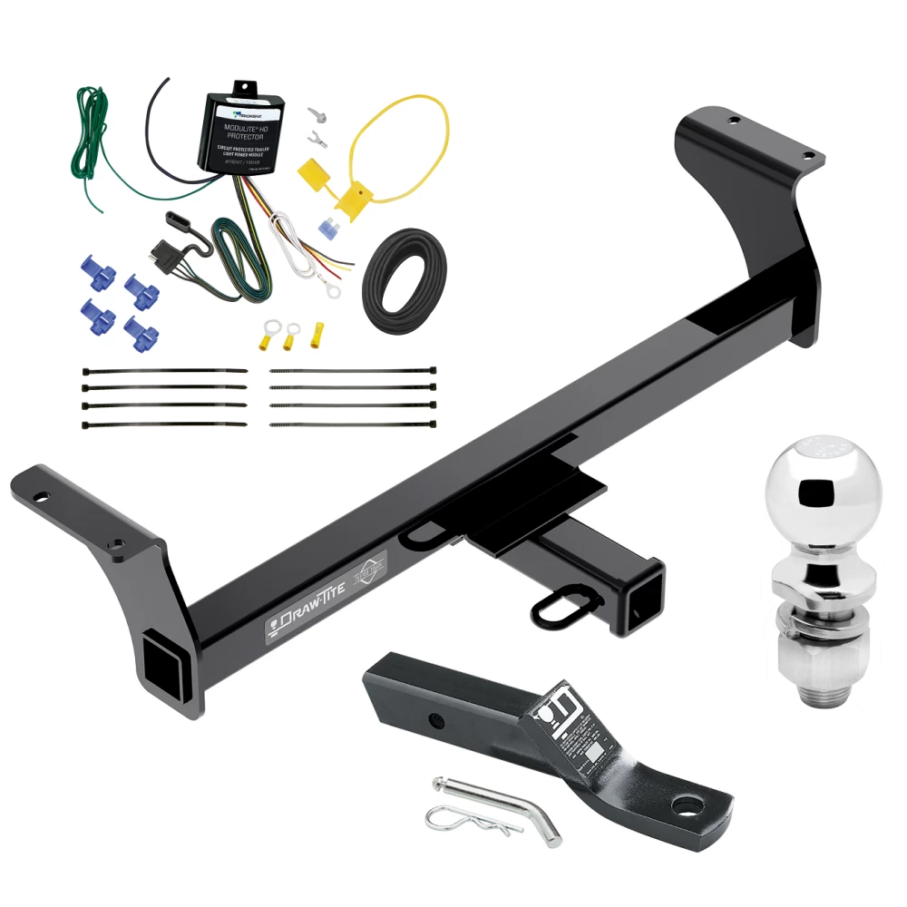 Trailer Tow Hitch For 12-21 Isuzu D-Max All Models Complete Package w/ Wiring and 2" Ball