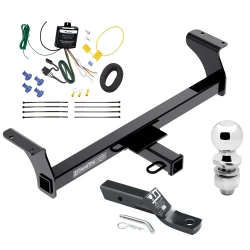 Trailer Tow Hitch For 12-21 Isuzu D-Max All Models Complete Package w/ Wiring and 2" Ball