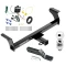 Trailer Tow Hitch For 12-21 Isuzu D-Max All Models Complete Package w/ Wiring and 2" Ball