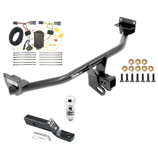 Trailer Tow Hitch For 16-18 Hyundai Tucson All Models Complete Package w/ Wiring and 2" Ball