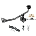 Trailer Tow Hitch For 16-18 Hyundai Tucson 19-21 Except Night Edition Receiver w/ 1-7/8" and 2" Ball