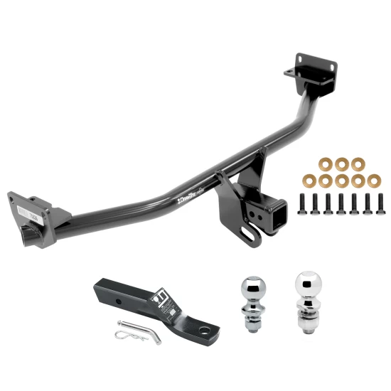 Trailer Tow Hitch For 16-18 Hyundai Tucson 19-21 Except Night Edition Receiver w/ 1-7/8" and 2" Ball