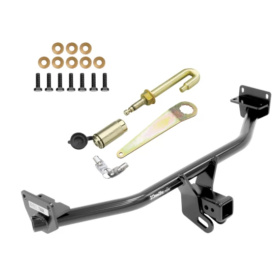 Trailer Tow Hitch For 16-18 Hyundai Tucson 19-21 Except Night Edition Class 3 2" Towing Receiver w/ J-Pin Anti-Rattle Lock