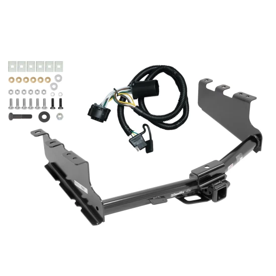 Trailer Tow Hitch For 14-18 Chevy Silverado GMC Sierra 1500 (2019 LD & Legacy) w/ Wiring Harness Kit