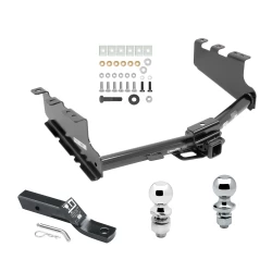 Trailer Tow Hitch For 14-18 Chevy Silverado GMC Sierra 1500 2019 LD Legacy Receiver w/ 1-7/8" and 2" Ball