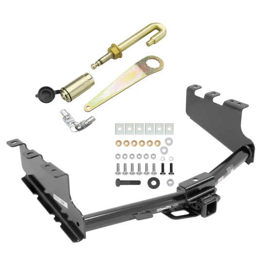 Trailer Tow Hitch For 14-18 Chevy Silverado GMC Sierra 1500 2019 LD Legacy Class 3 2" Receiver New w/ J-Pin Anti-Rattle Lock