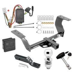 Trailer Tow Hitch For 14-18 Subaru Forester All Models Deluxe Package Wiring 2" Ball and Lock