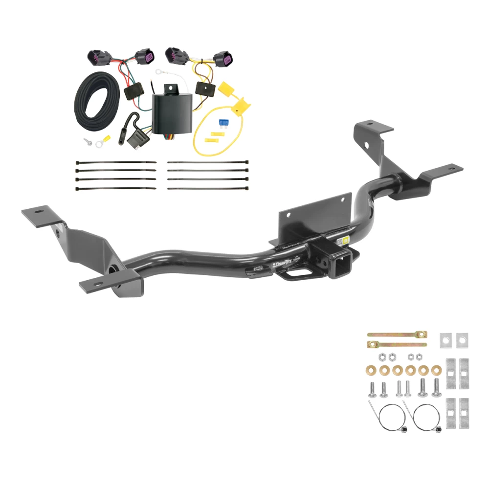 Trailer Tow Hitch For 14-27 RAM ProMaster 1500 2500 (3500 Exc EXT models) w/ Wiring Harness Kit