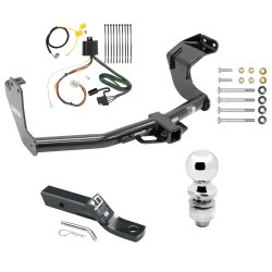 Trailer Tow Hitch For 14-20 Mitsubishi Outlander Excluding PHEV Complete Package w/ Wiring and 2" Ball