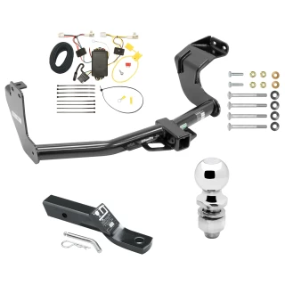 Trailer Tow Hitch For 14-20 Mitsubishi Outlander Excluding PHEV Complete Package w/ Wiring and 2" Ball