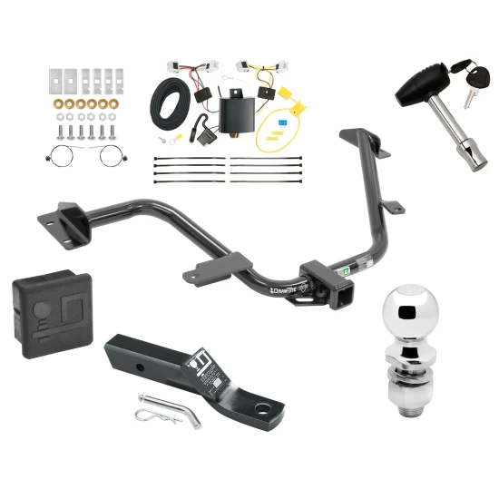 Trailer Tow Hitch For 13-21 Nissan NV200 15-18 Chevrolet City Express Deluxe Package Wiring 2" Ball and Lock