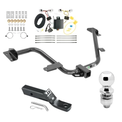 Trailer Tow Hitch For 13-21 Nissan NV200 15-18 Chevrolet City Express Complete Package w/ Wiring and 2" Ball