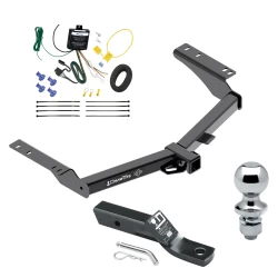 Trailer Tow Hitch For 14-24 Toyota Prado All Models Complete Package w/ Wiring and 1-7/8" Ball