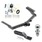 Trailer Tow Hitch For 14-24 Toyota Prado All Models Complete Package w/ Wiring and 1-7/8" Ball
