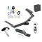 Trailer Tow Hitch For 14-24 Toyota Prado All Models Deluxe Package Wiring 2" Ball and Lock