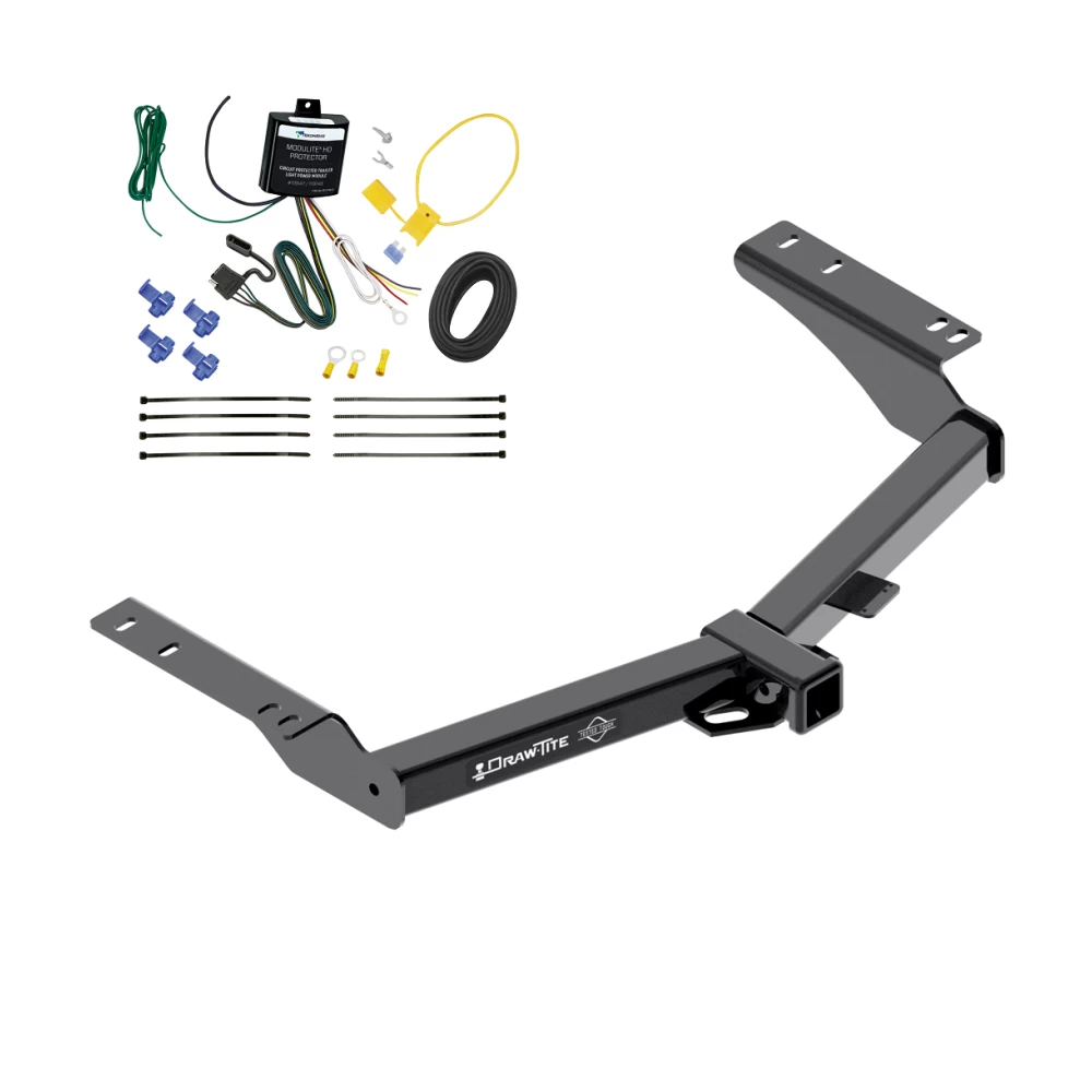 Trailer Tow Hitch For 14-24 Toyota Prado All Models w/ Wiring Harness Kit